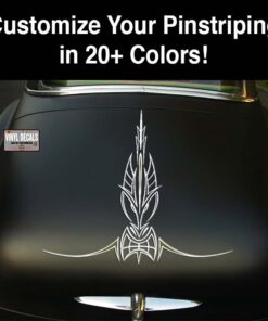 Multicolor Tiki Pinstriping Sticker 12051