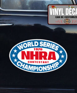 Nhra 1970 World Series Vintage Sticker 10923