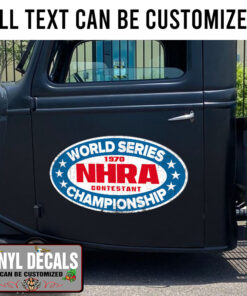 Nhra 1970 World Series Vintage Sticker 10923