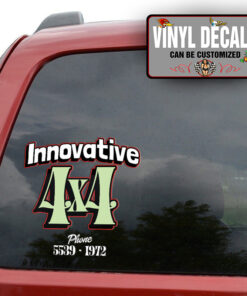 Personalized 4×4 Lettering Sticker 11456