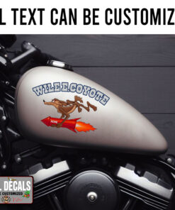 Personalized Ac Me Wile Hot Rod Sticker 11989