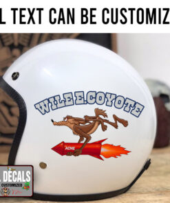Personalized Ac Me Wile Hot Rod Sticker 11989