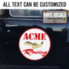 Personalized Ac Racing Hot Rod Sticker 11423