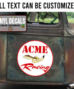 Personalized Ac Racing Hot Rod Sticker 11423