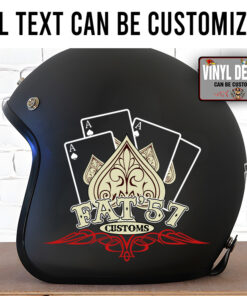 Personalized Ace Pinstriping Lettering Sticker 11836