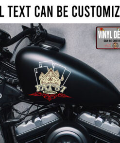 Personalized Ace Pinstriping Lettering Sticker 11836