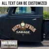 Personalized Ace Skull Garage Sticker 10933