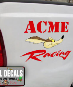 Personalized Acme Racing Sticker 10922