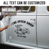 Personalized Acme Speed Shop Sticker 11772