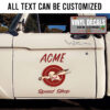 Personalized Acme Speed Shop Wile E Coyote Sticker 11894