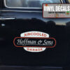 Personalized Aircooled Garage Hot Rod Sticker 11987