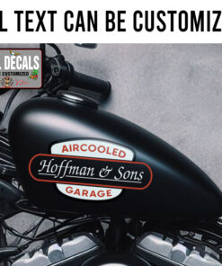 Personalized Aircooled Garage Hot Rod Sticker 11987