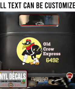 Personalized Aircraft Nose Art Sticker 10905