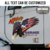 Personalized American Eagle Sticker 11279