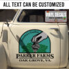 Personalized America's Farm Lettering Vinyl Sticker 10834
