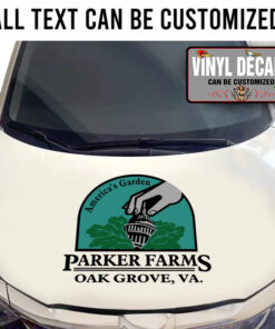 Personalized America's Farm Lettering Vinyl Sticker 10834