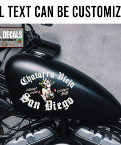 Personalized Anchor Pinup Girl Pinstriping Sticker 11973