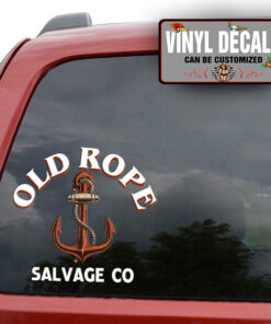 Personalized Anchor Tailor Hot Rod Lettering Sticker 11468