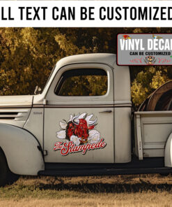 Personalized Angry Bull Sticker 11593