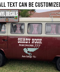 Personalized Angry Piston Lettering Sticker 11555