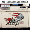 Personalized Angry Piston Lettering Sticker 11560