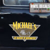 Personalized Angry Piston Lettering Sticker 11563