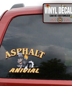 Personalized Animal Engine Sticker 11672