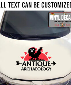 Personalized Antique Archeology Sticker 10989