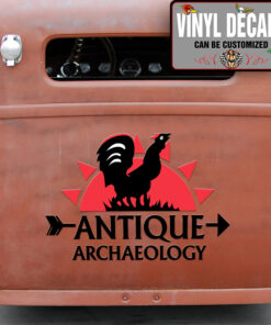 Personalized Antique Archeology Sticker 10989