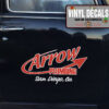 Personalized Arrow Plumbing Sticker 11048