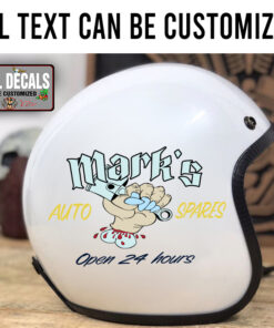 Personalized Auto Garage Piston Sticker 11983