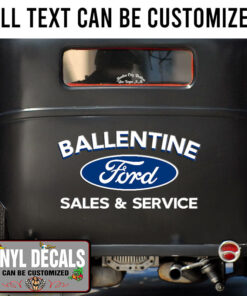 Personalized Auto Sales And Service Sticker 10938