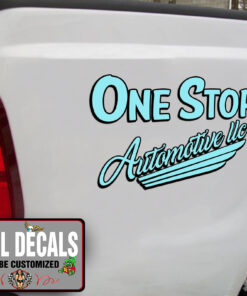 Personalized Automotive Llc Lettering Sticker 11435