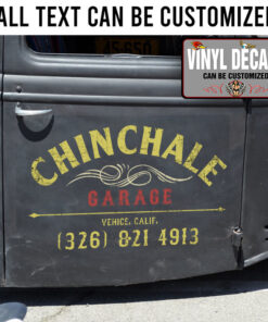 Personalized Automotive Pinstriping Lettering Sticker 11428