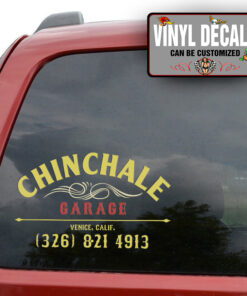 Personalized Automotive Pinstriping Lettering Sticker 11428