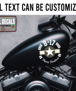 Personalized B17 Flying Fordtress Us Airforce Sticker 11869