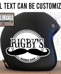 Personalized Baber Shop Sticker 12106