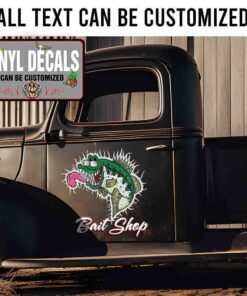 Personalized Bait Shop Sticker 11606