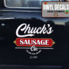 Personalized Bbq Truck Sticker 11758