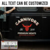 Personalized Bespoke Butchers Sticker 11738