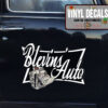 Personalized Big Block Engine Lettering Vinyl Sticker 10802