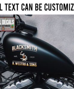 Personalized Black Smith Sticker 11900