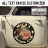 Personalized Boxing Gym Lettering Vinyl Sticker 10637