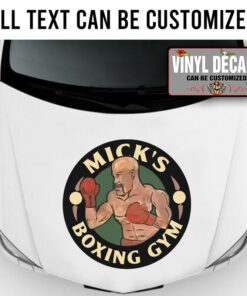 Personalized Boxing Gym Lettering Vinyl Sticker 10637