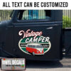 Personalized Camper Van Lettering Vinyl Sticker 10807
