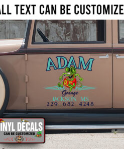 Personalized Car Door Rat Fink Sticker 11182