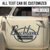 Personalized Car Lettering Vinyl Sticker 10592