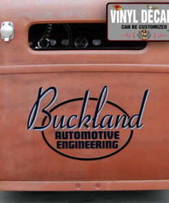 Personalized Car Lettering Vinyl Sticker 10592