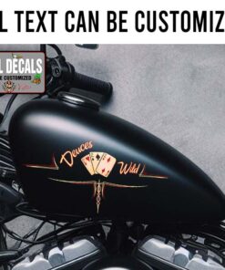 Personalized Card Game Pinstriping Sticker 12065