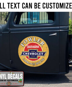 Personalized Chevrolet Emblem Sticker 11898